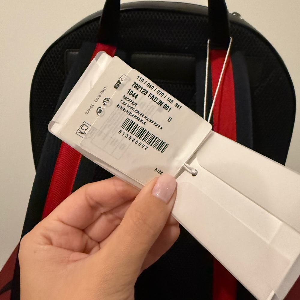 Gucci Black Monogram Backpack - Picture 6 of 8